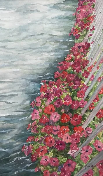 Lower Flowerbed on Water
