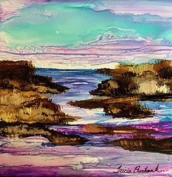 Sunset Serenade in Purple