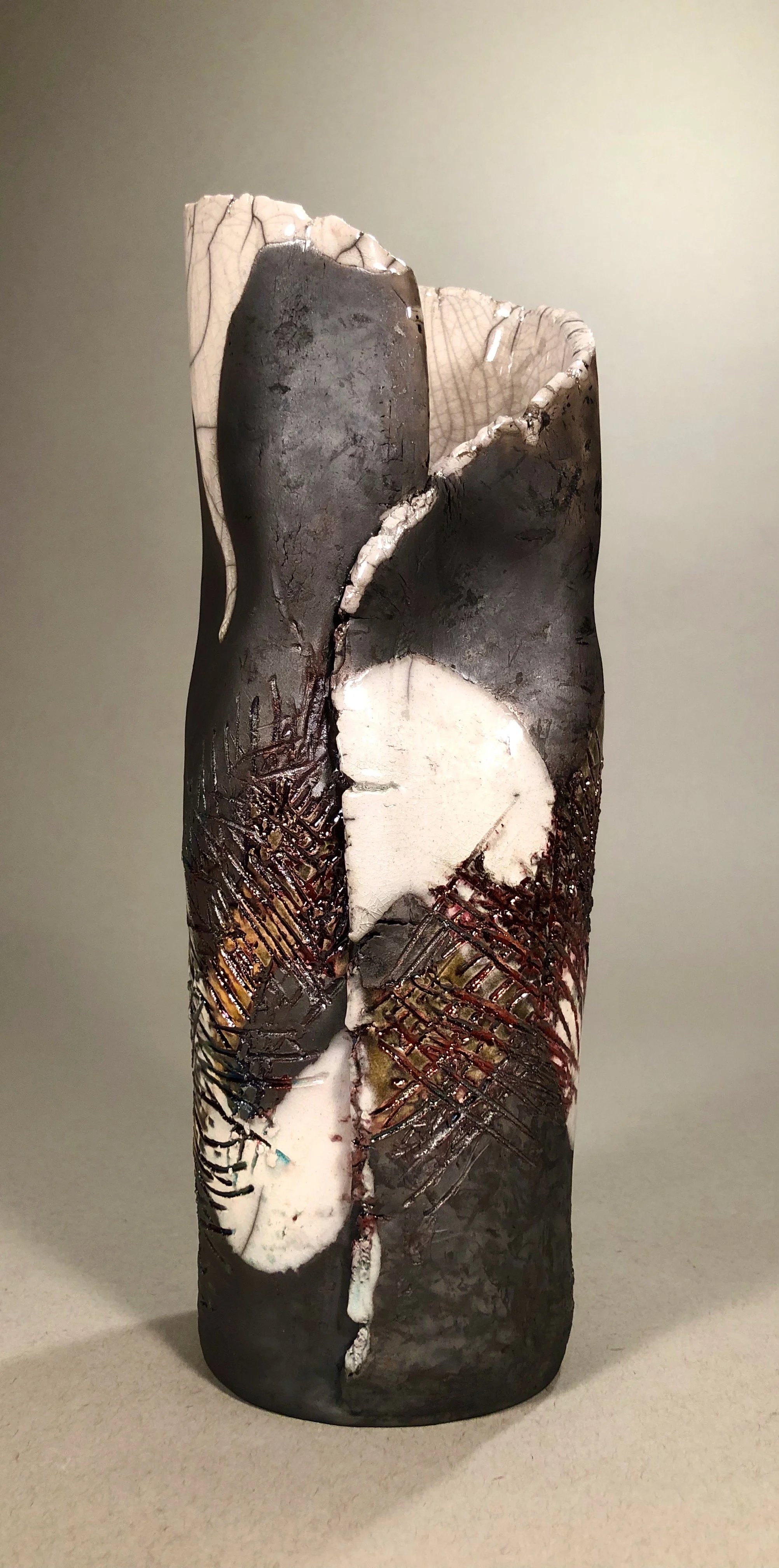 25-x Hands On Vase Raku front.jpeg