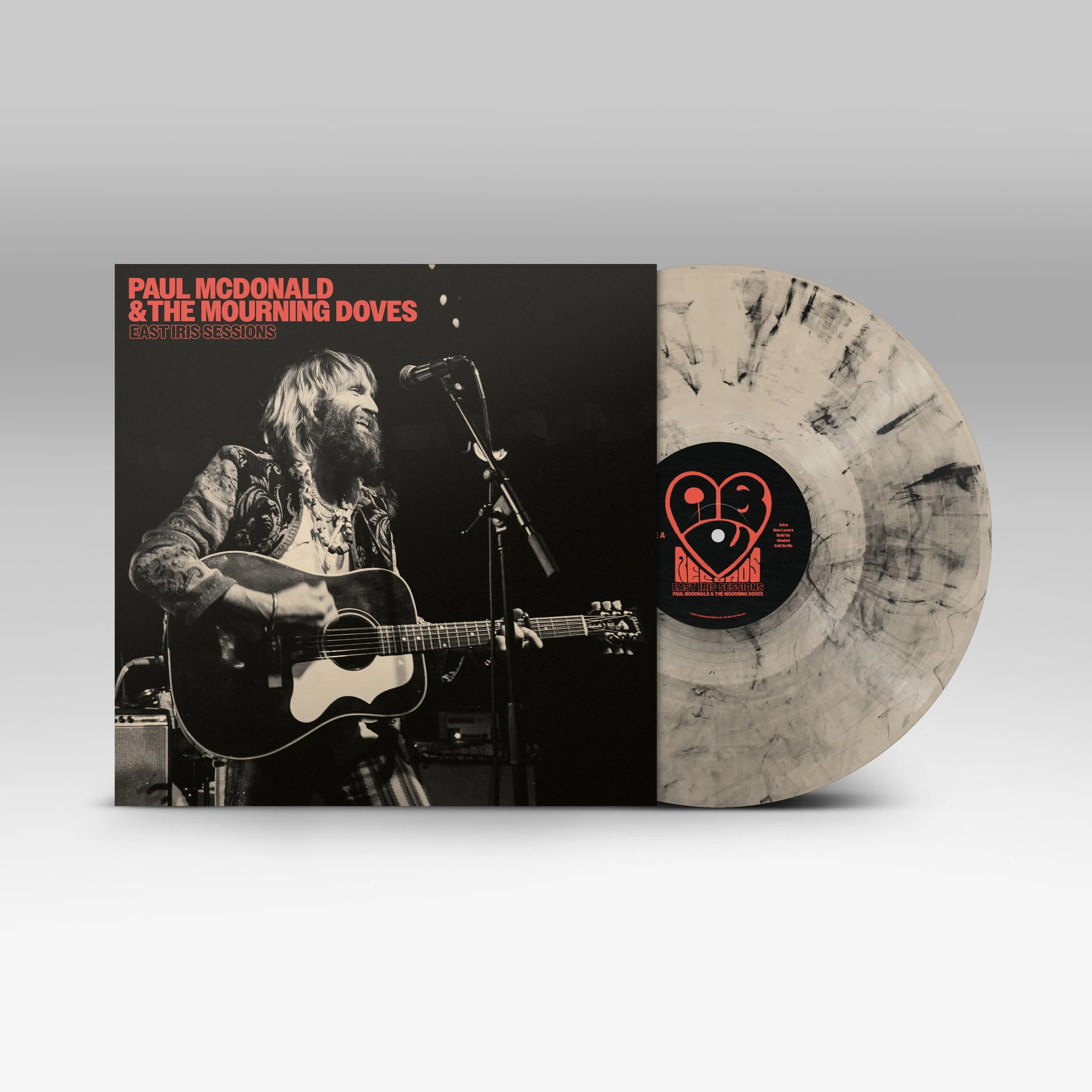 "EAST IRIS SESSIONS" Limited Edition Cream & Black Swirl Vinyl (PRE-ORDER)