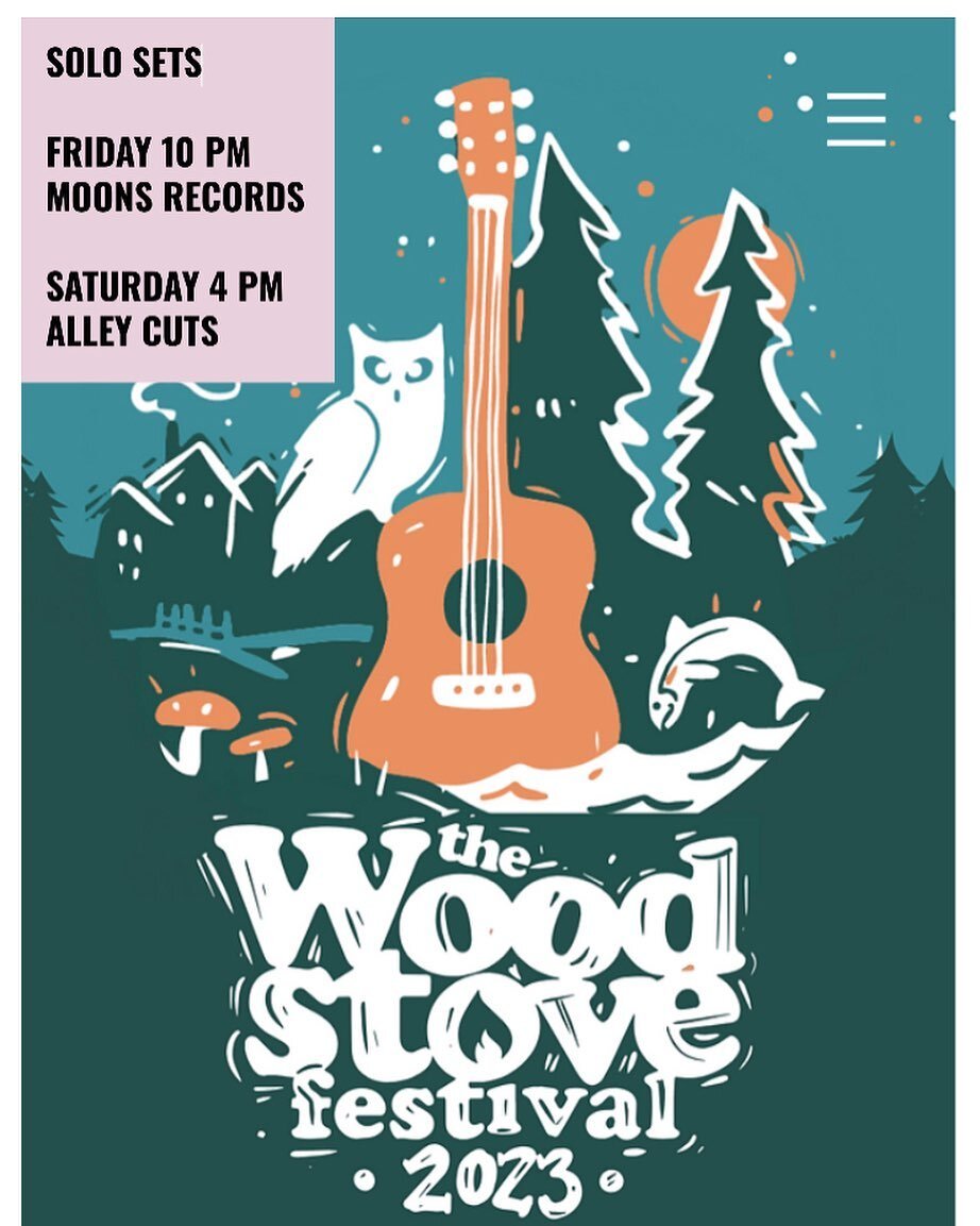 Really really thrilled to have the chance to sing a bunch of new songs at @woodstovefestival this upcoming weekend. Just me and my tele bbs, eep! Friday 10pm @moonsrecords and Saturday 4pm at Alley Cuts. 

Also make sure to come to the Saturday night