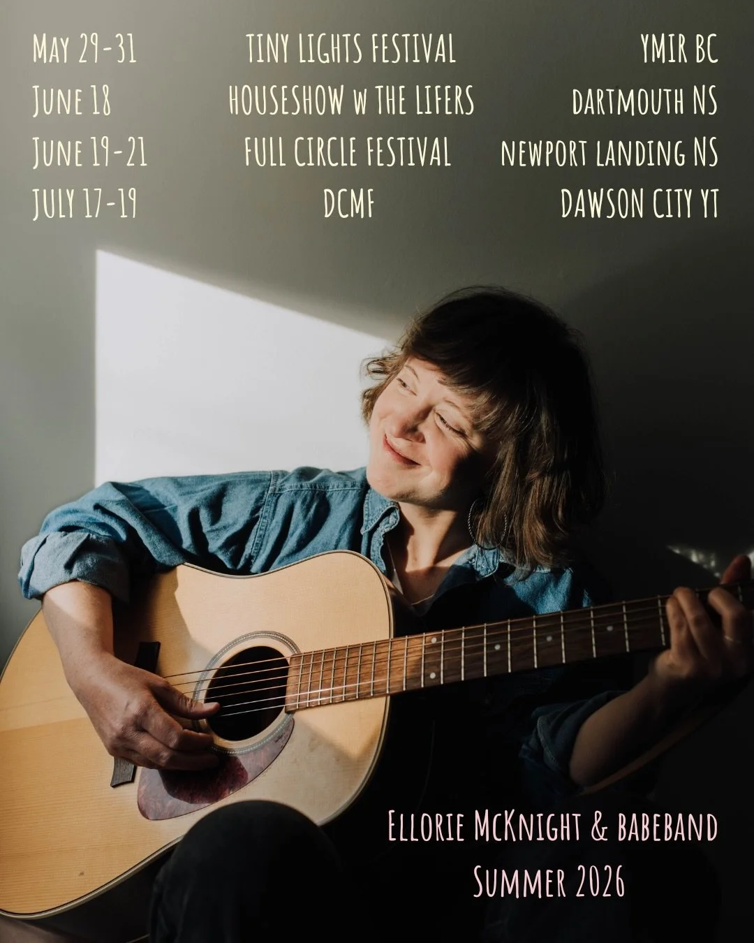 Keeping it sweet &amp; simple this summer! 

Super honored to be singing songs and making magic at three verrrry sweet fests with the one and only Babeband&copy;️, wow do i ever have big gratitude for these women

Trio vibes with @jmckennamusic and @