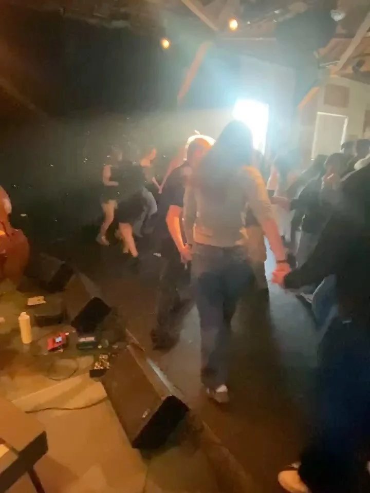 Just wanted you all to know the square dance revolution is alive and well. This year&rsquo;s SD tally so far involves pure joy and only one sprained ankle that we know of. 

Square dances of late:) 

@tinylightsfestival @chloedavidsonmusic @lightning