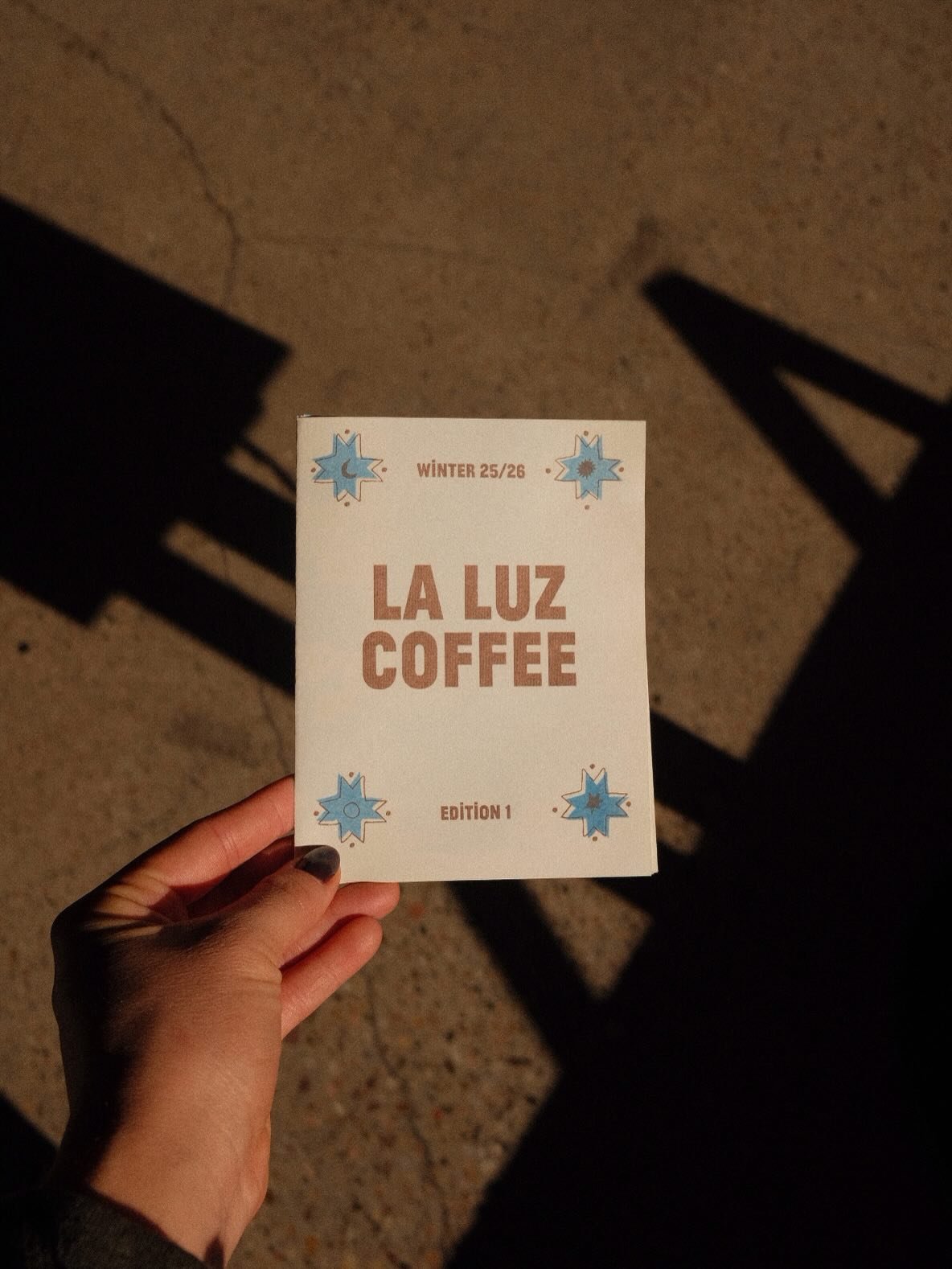 We made a ZINE! This has been in the works for a long time, we are excited to present our 1st edition &mdash; Winter 25/26. Featuring our new seasonal drinks, an at home V60 Pour over recipe, a curated Winter playlist, a love letter from us to you, a