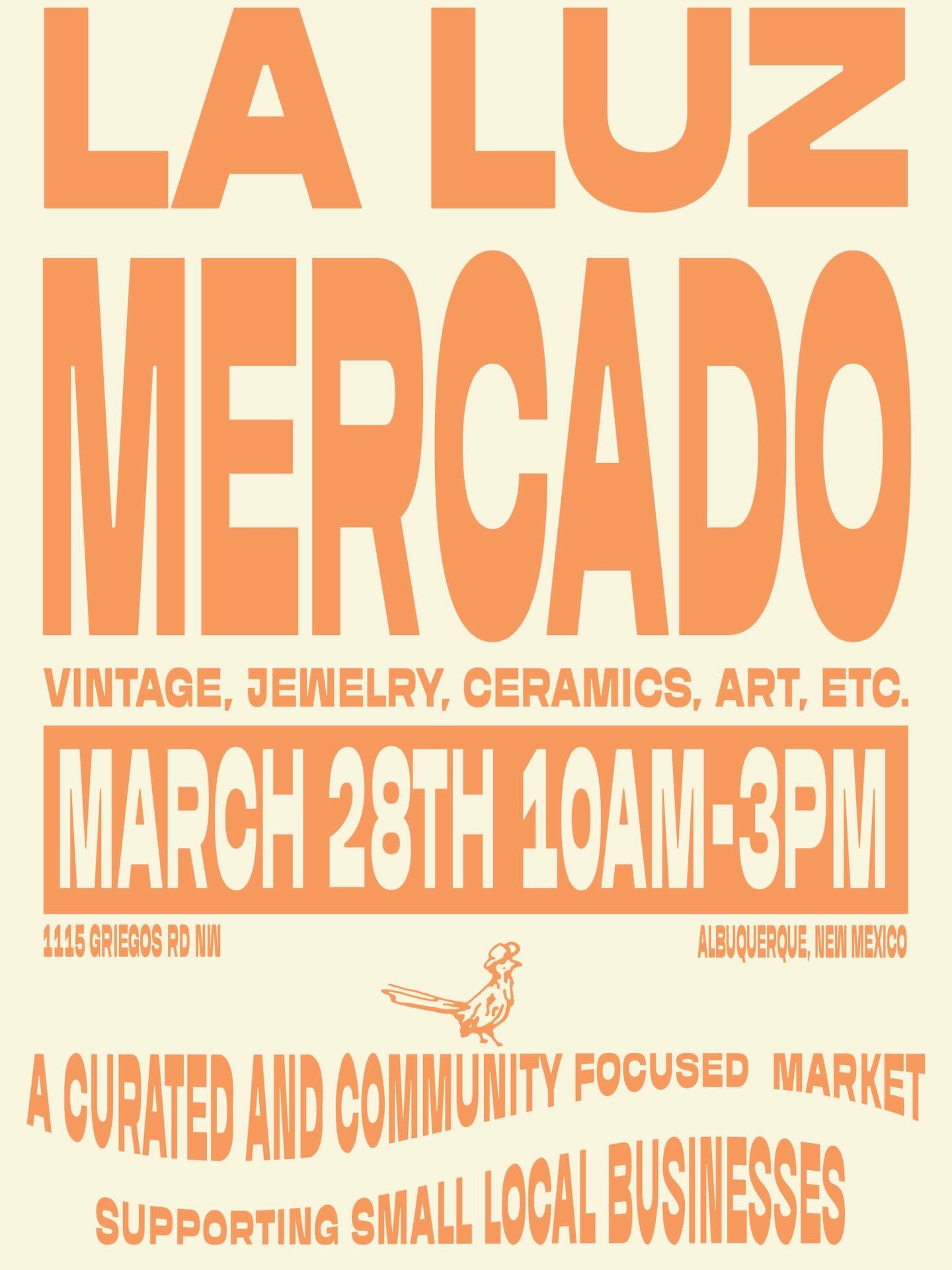 SAVE THE DATE! 🧡 Our first Mercado of the year will be Saturday March 28th 10am &mdash; 3pm!! Join us for a curated and community focused spring market, supporting small and local businesses!! These are the best, we can&rsquo;t wait! 

Vendor Applic