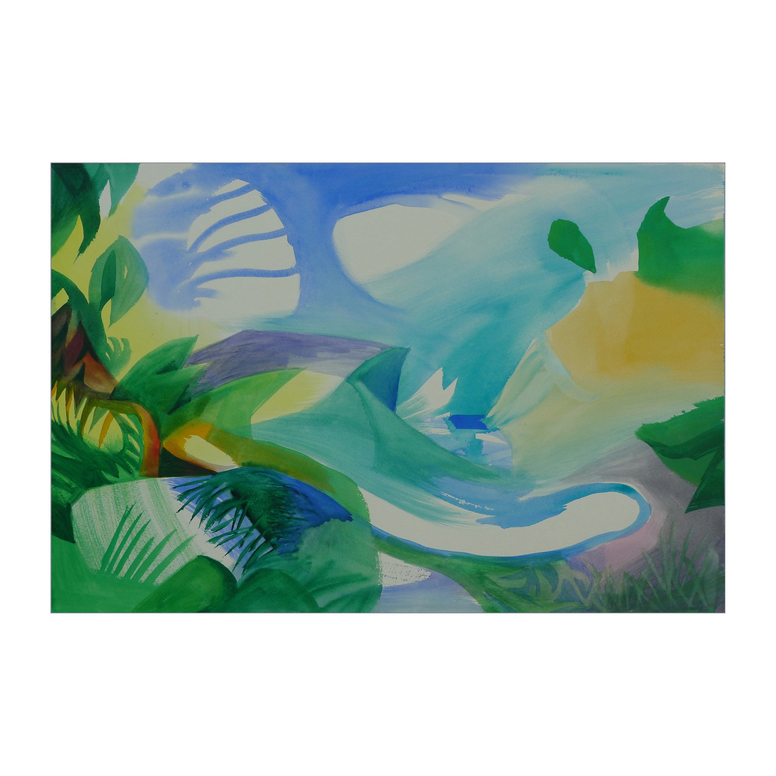 watercolour seascape series 5'16 #36 matted.jpg