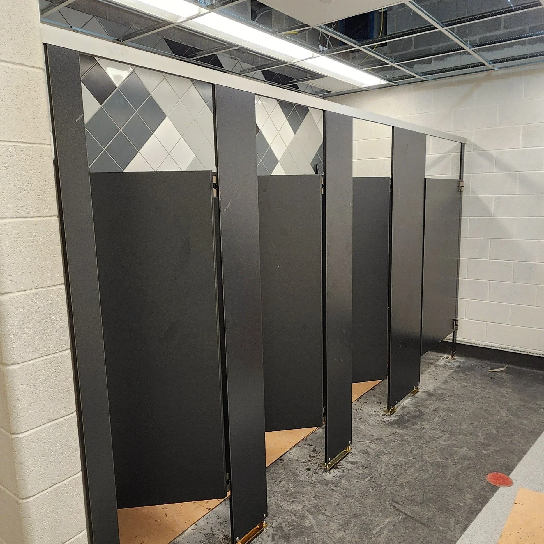 You can never go wrong with some @bobrickinc Phenolic. Especially in a school with high traffic, these things hold up great. We put these in Conrady Junior High in Hickory Hills IL last year, and I'm sure well be putting them in some more schools thi