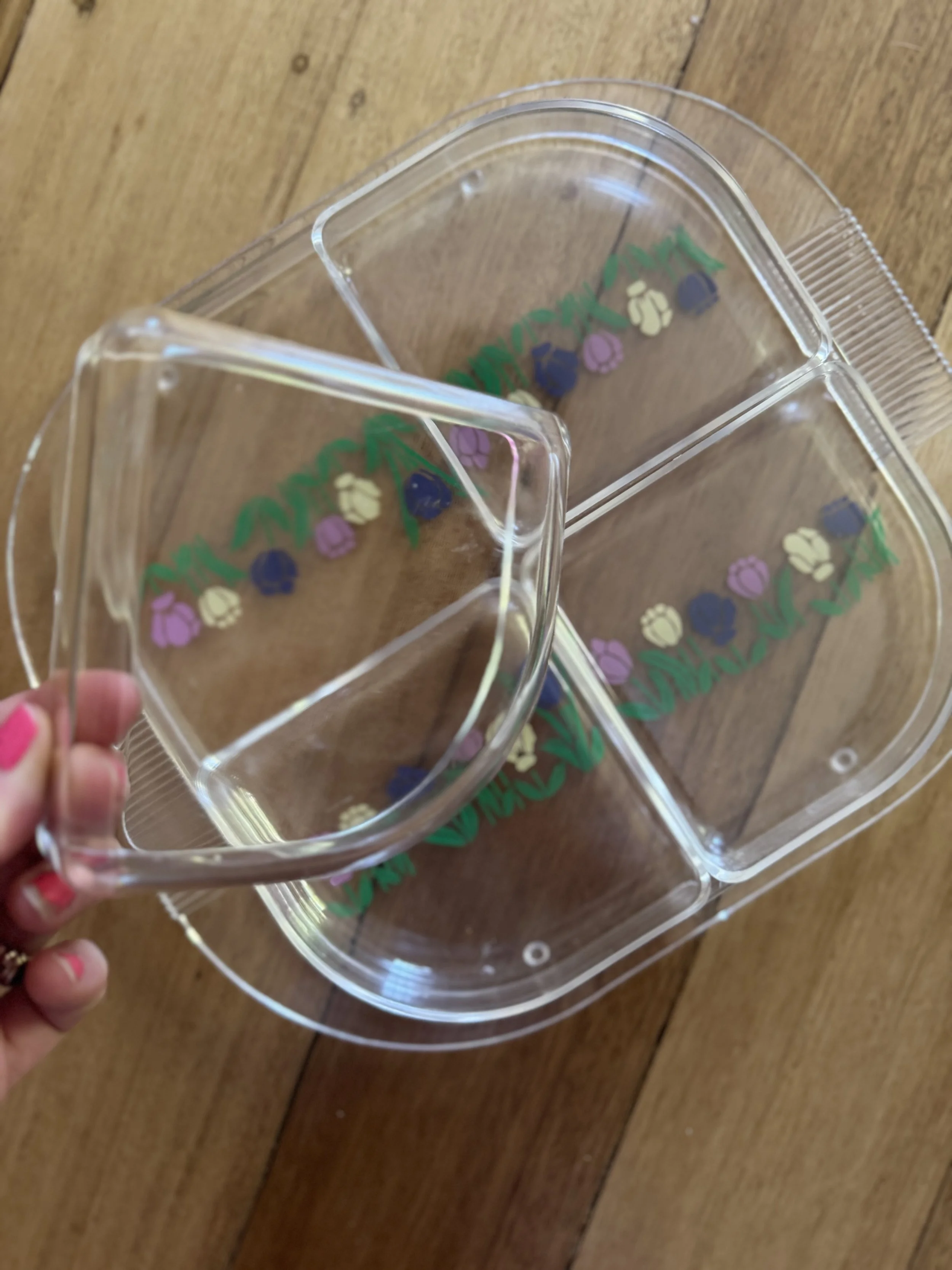 Garage Sale - Vintage Tulip tray