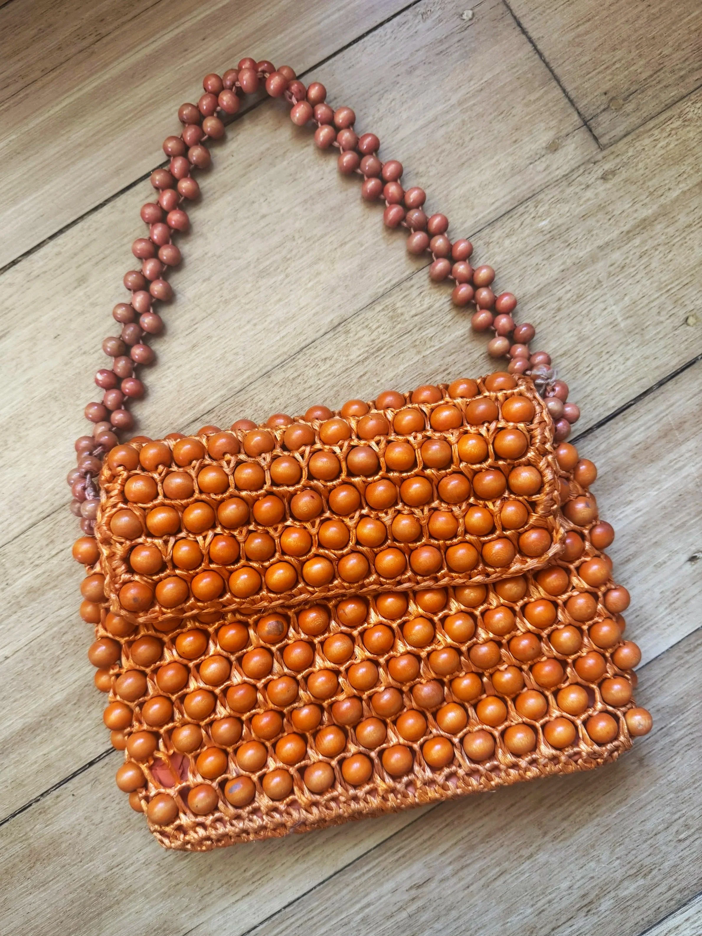 Garage Sale - Vintage 60's Japanese Beaded Handbag