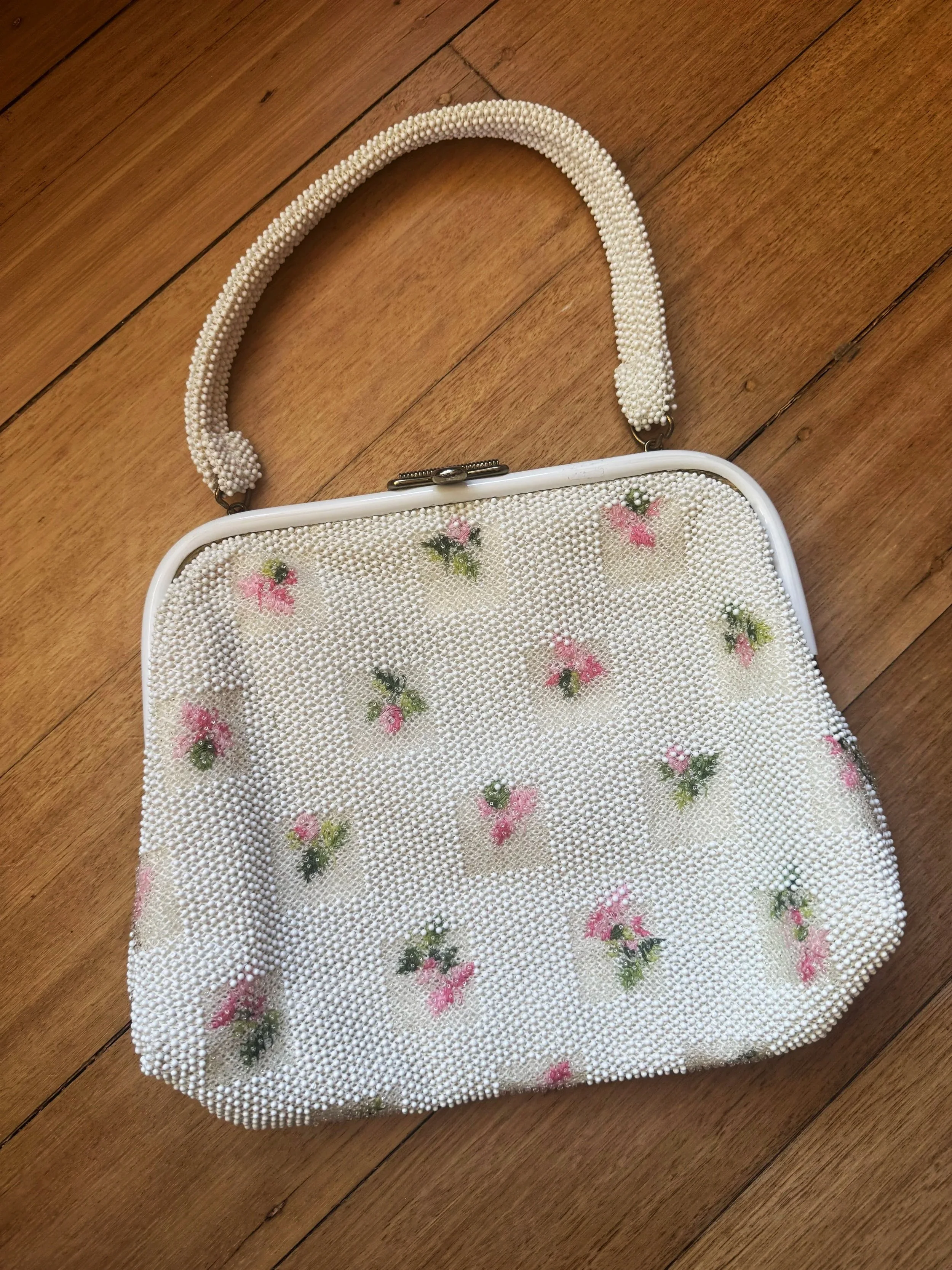 Garage Sale - Vintage reversible beaded handbag