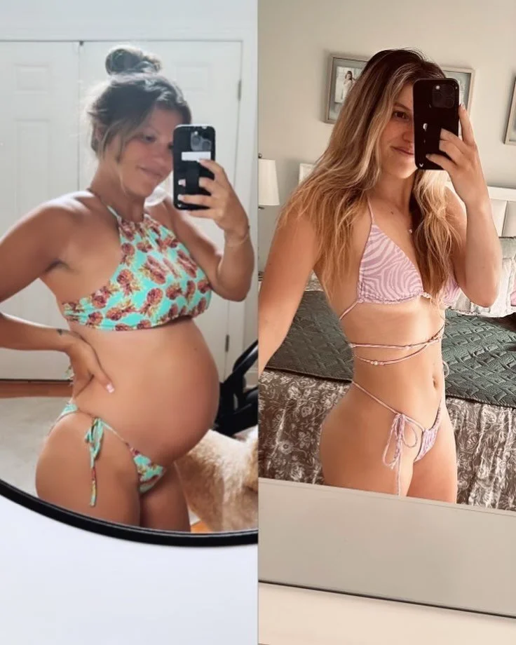 9 months in - 9 months out! 👶🏼🐜🩵
✨
This client (sister! 🫶🏻) has been working SO hard to feel strong again after her first baby!  She has pushed herself outside her comfort zone, trusted me and the process, and has been so focused on her nutriti