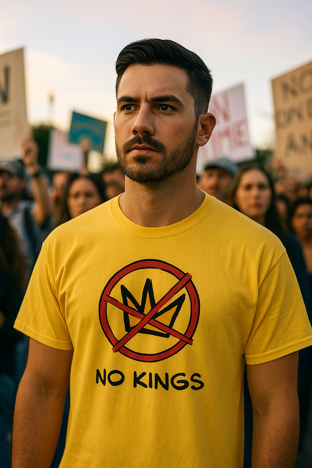 20250616_1259_Protest Shirt Scene_remix_01jxwy76f6ed6vx7e178fpg4zg.png