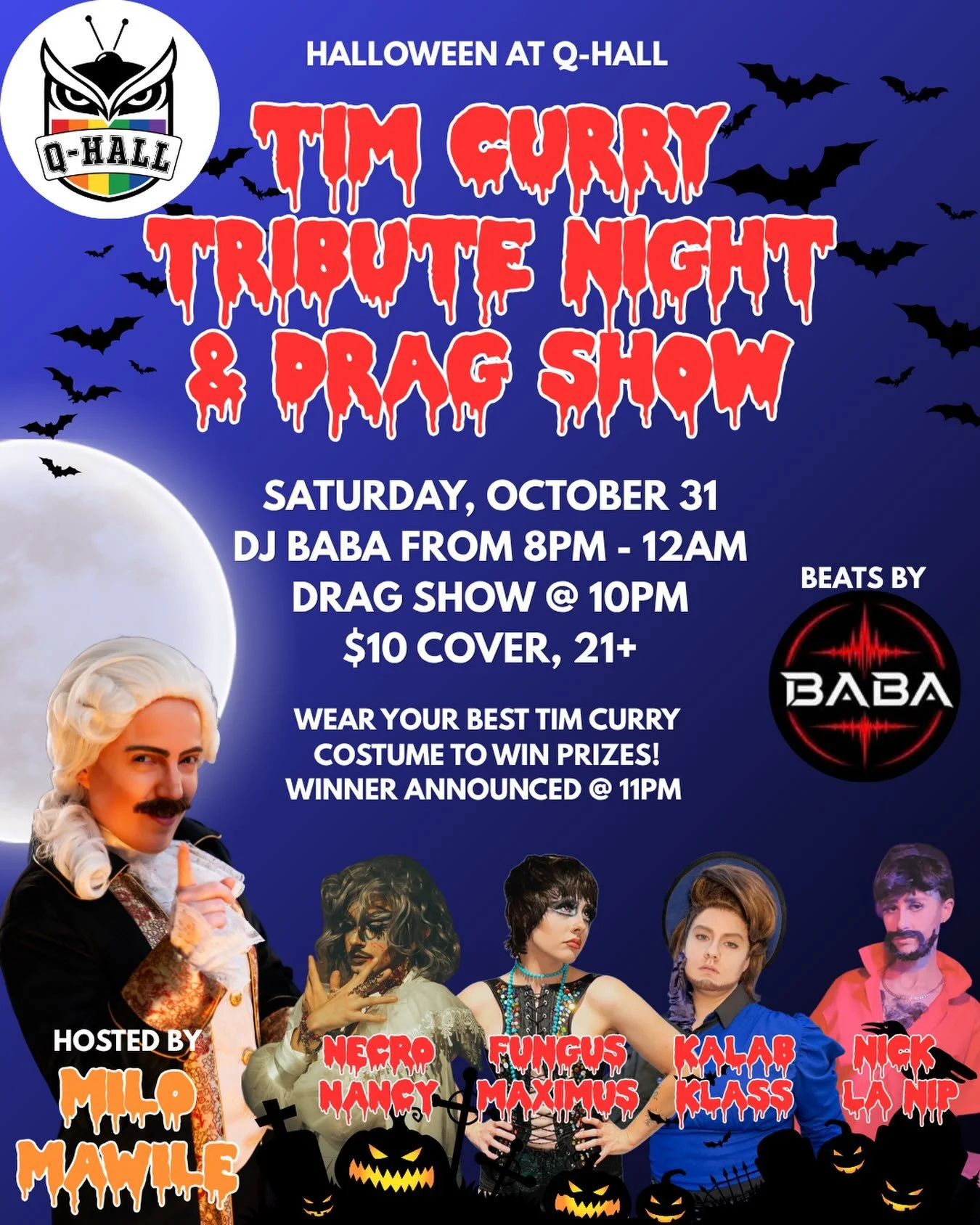 Tim Curry Tribute Night & Drag Show
