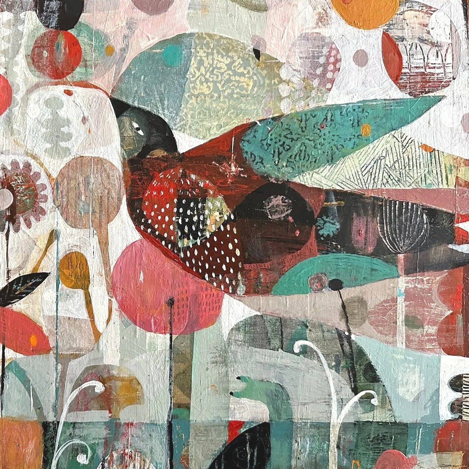 Snips and Snails   |   12 x 12 inches | SOLD