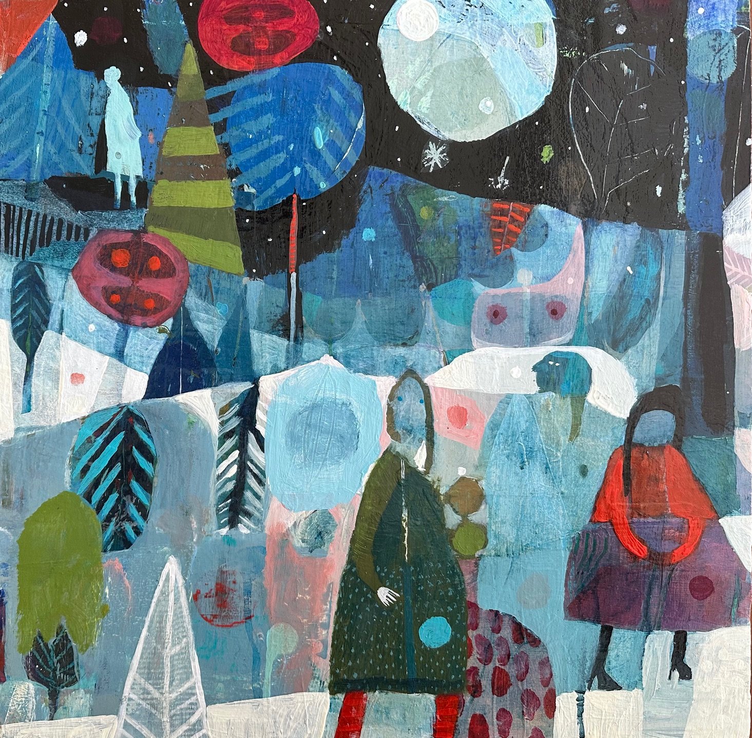 The Lost Wood | 16 x 16 inches