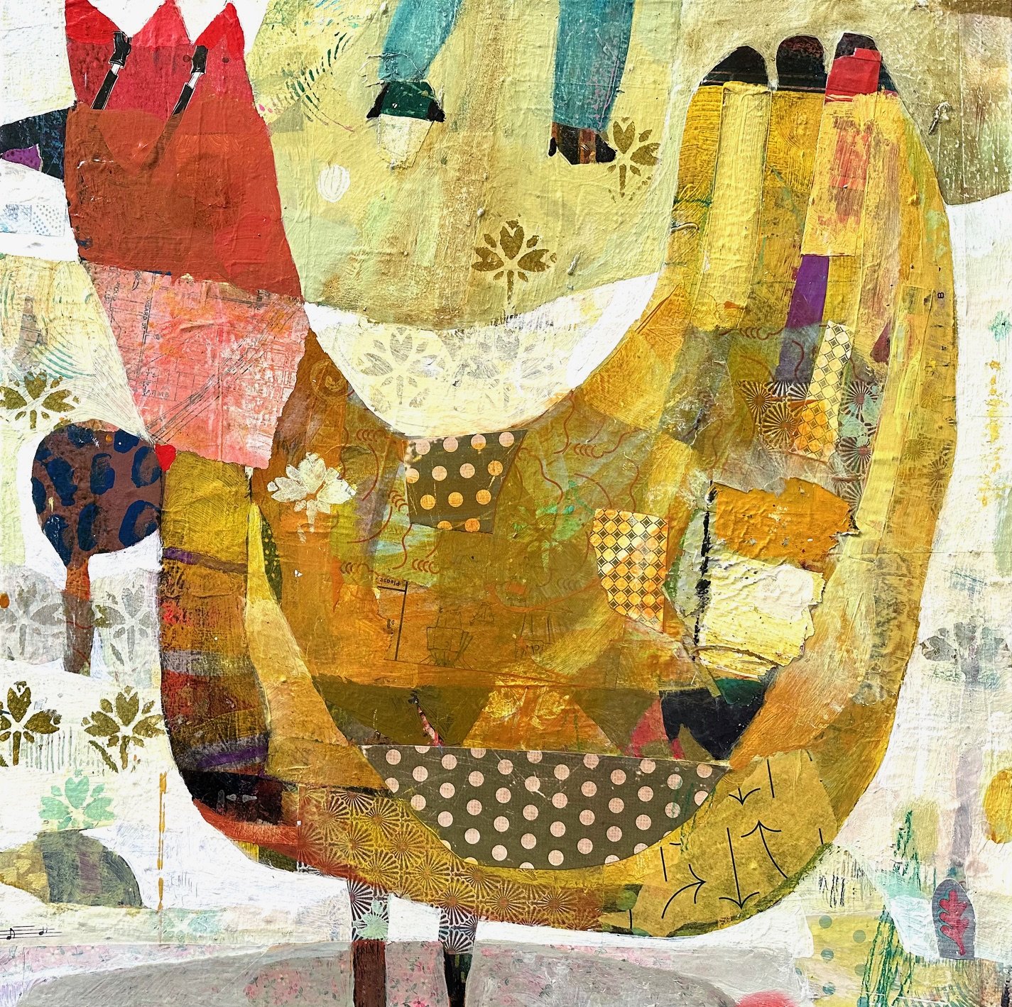 A Good Egg | 20 x 20 inches 