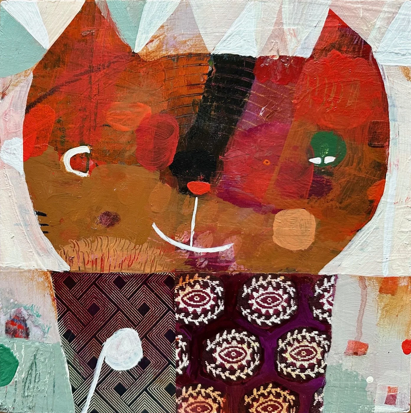 Morning Kitty | 8 x 8 inches | $275