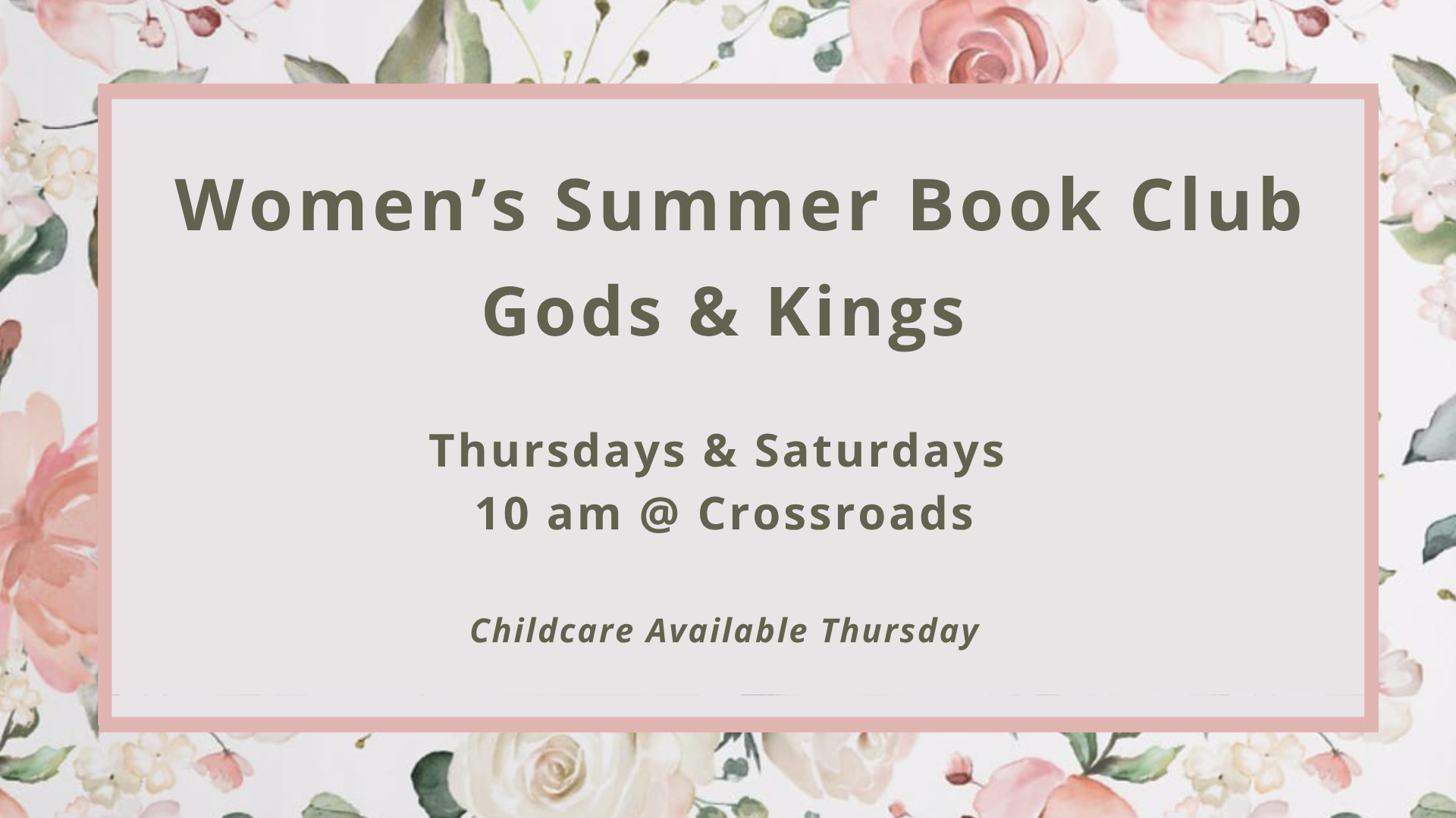 Women’s Summer Book Club 2026 Begins