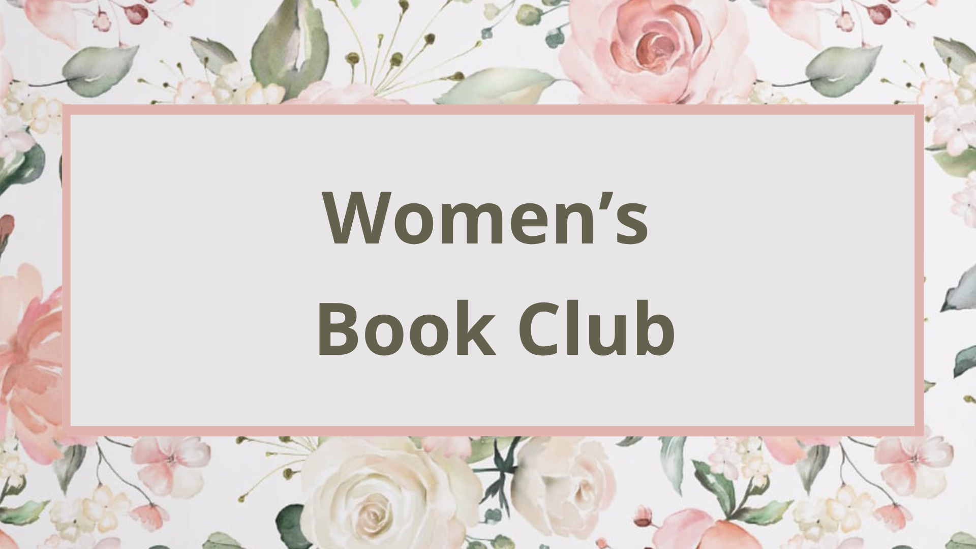 Women’s Book Club