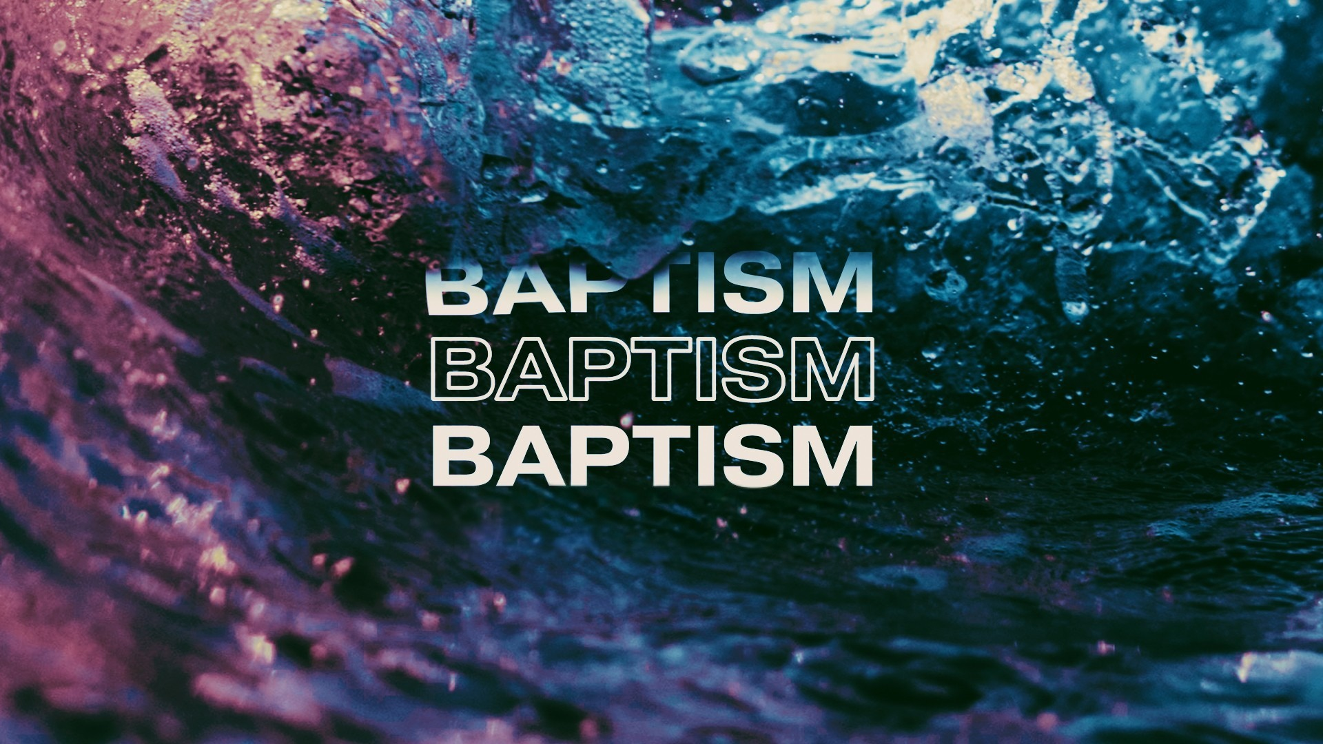 Baptism Sunday