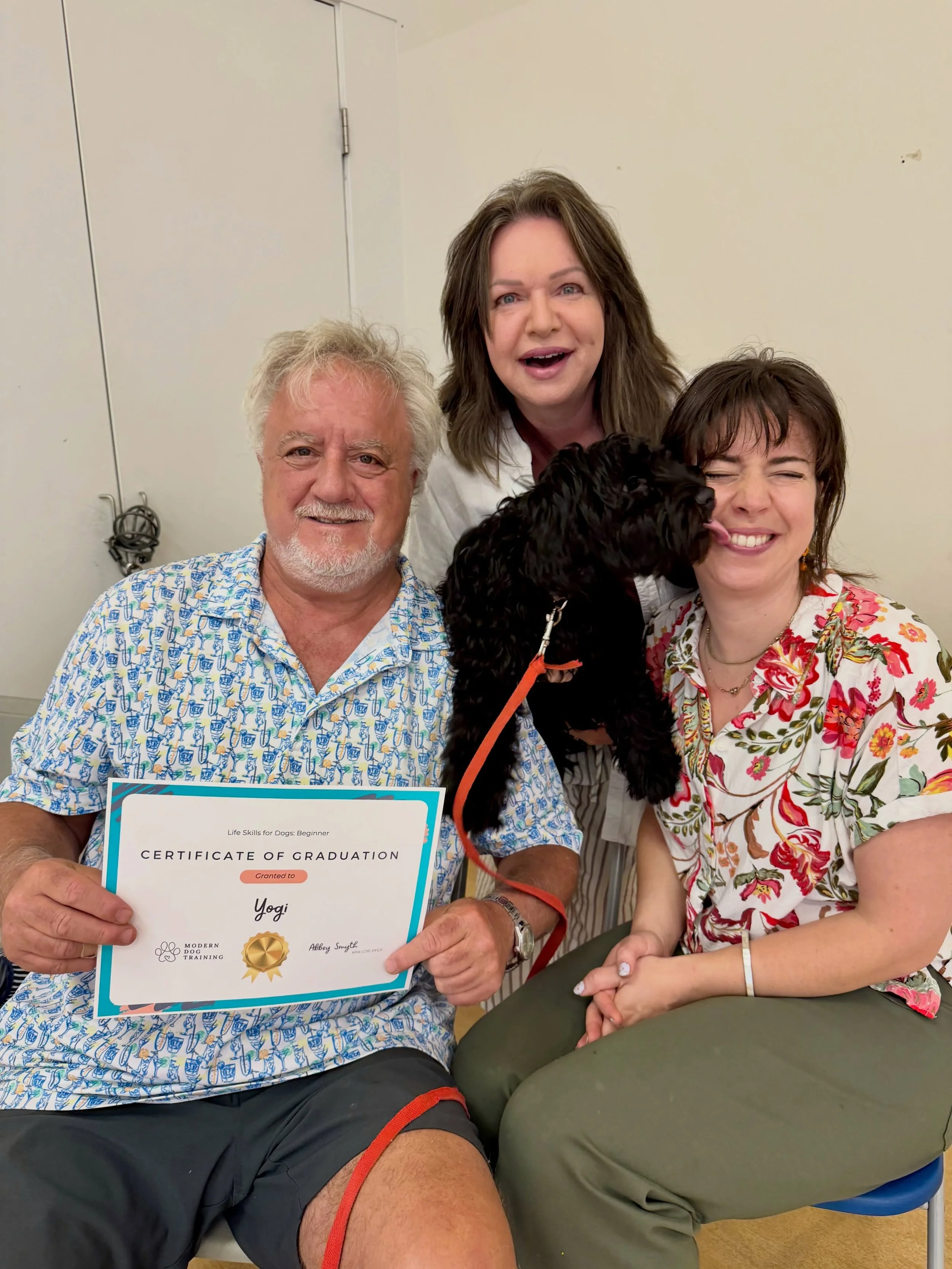 Congrats to our May Beginner grads 🎓👏🏼

🐶 Yogi, Mo, Gus, Willow &amp; Luna! 

#puppyclass #puppygrads #lifeskillsfordogs #whistlerdogtraining