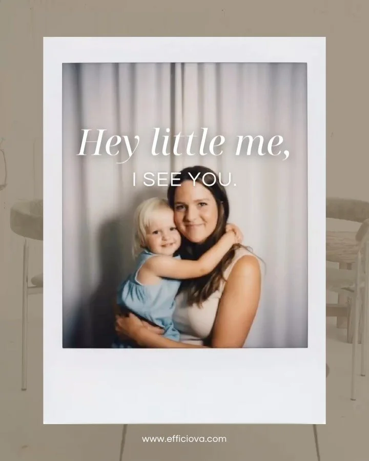 Hey little you, I see you.

The version of you who used to dream big, feel small, and wonder if she&rsquo;d ever feel brave enough to take up space.

This carousel is for her&mdash;and the version of you who&rsquo;s still learning to believe that you