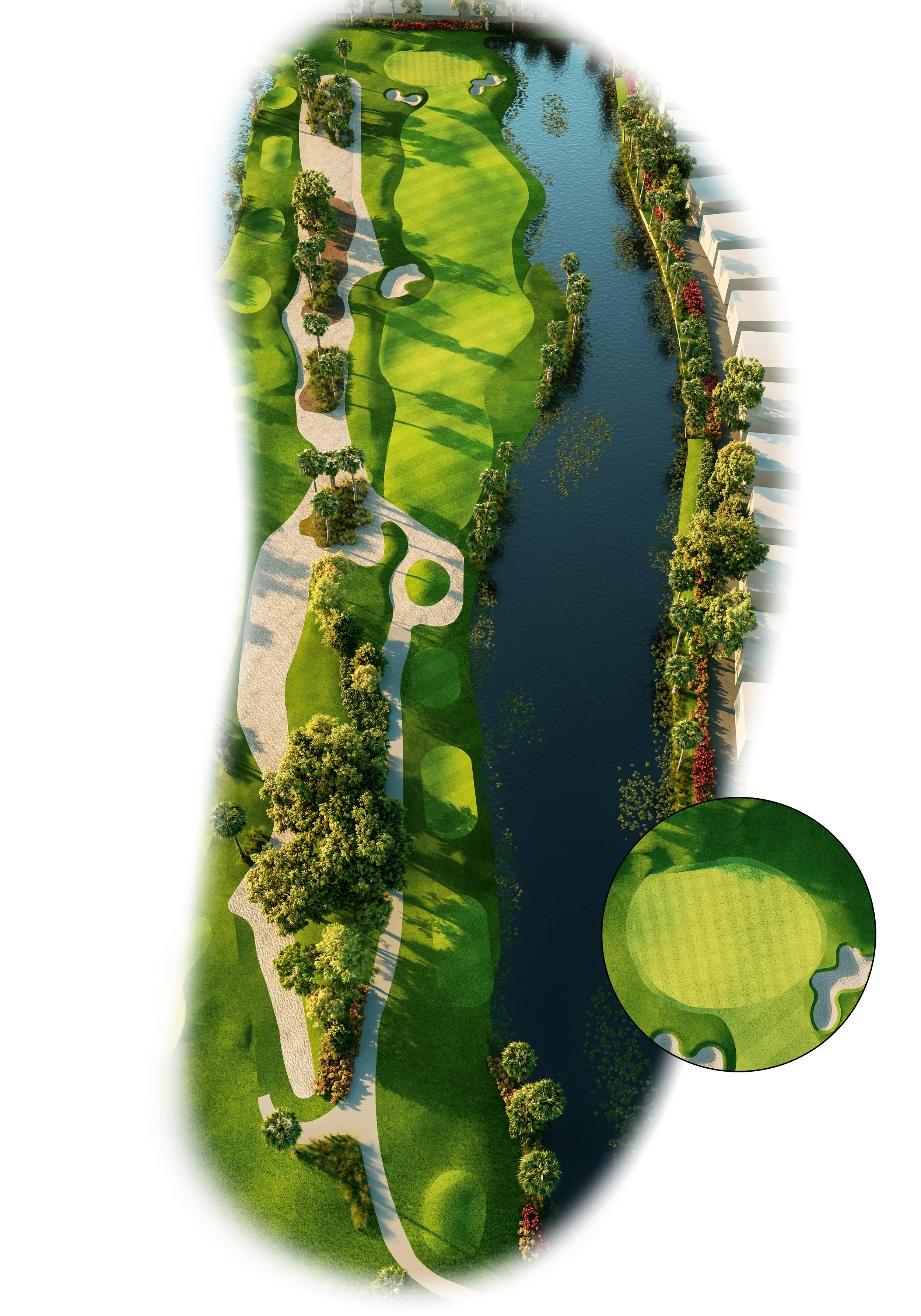 Golf Course Rendering Services | 3D Rendering Company