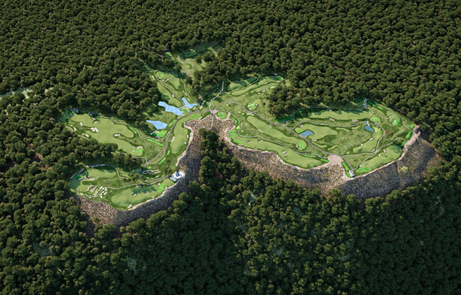 Golf Course Visualization with Aerial Precision