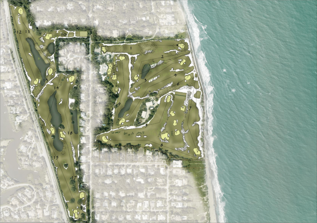 updated master plan of Riomar Country Club design by CM Golf Design.