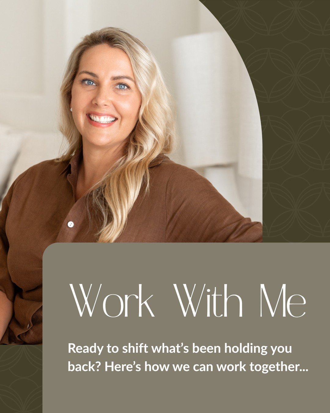 If you&rsquo;ve been wondering how we can work together &mdash; this post is for you.

Whether you're a practitioner, coach, or woman navigating burnout, money blocks, or your next identity shift&hellip;
There&rsquo;s a space here for you.

🔁 Swipe 