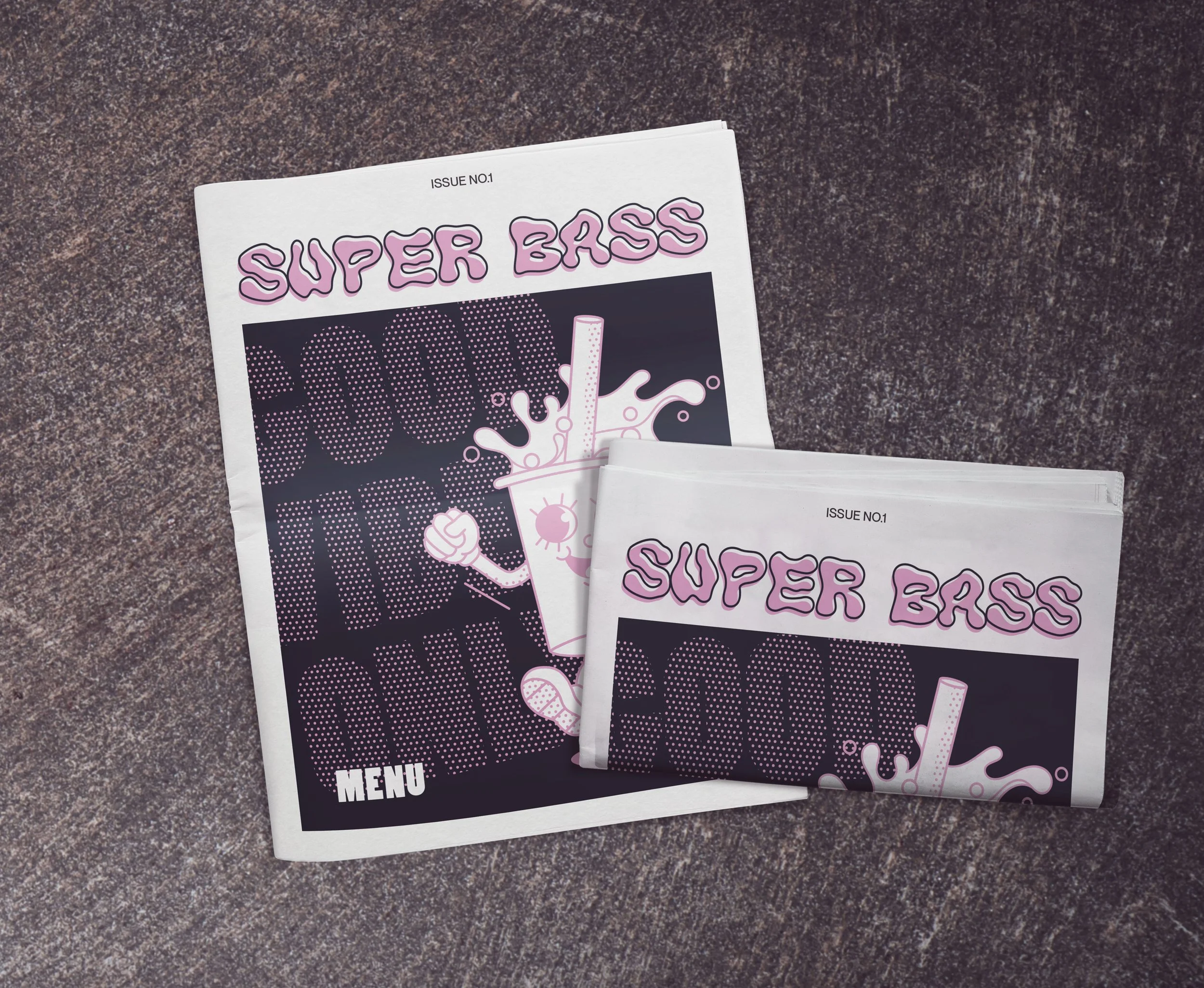 Super-bass-burger-restaurant-branding-menu-Newspaper-closed-cover.jpg