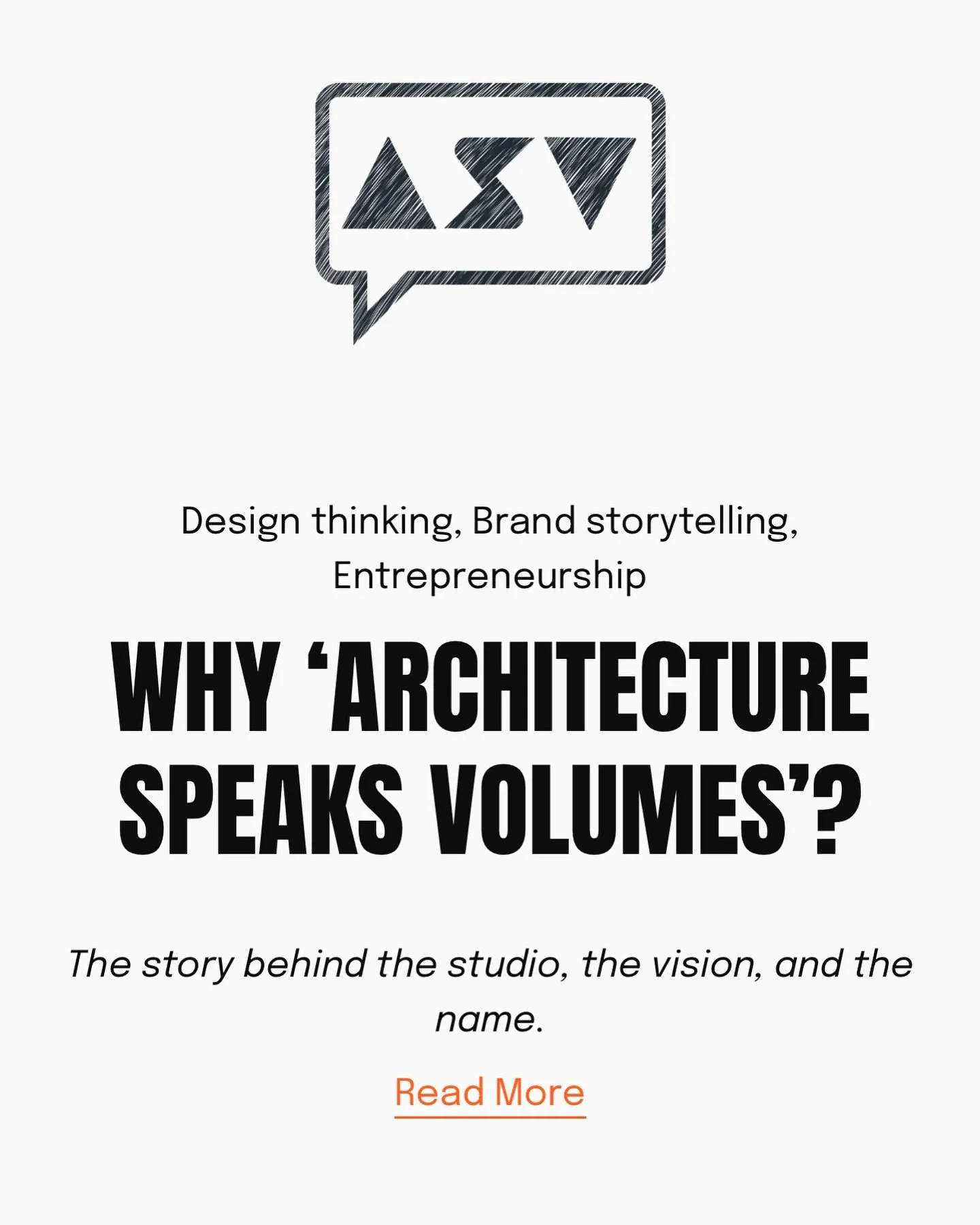 The ASV Blog is live!

Head on over to my website (link in bio) to checkout my first blog post for Architecture Speaks Volumes&mdash;a project that&rsquo;s more than a design studio. It&rsquo;s a story, a voice, a way of experiencing the world throug