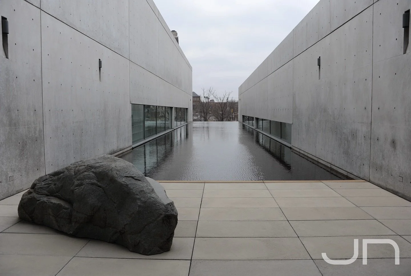 Tactile Tuesday | Concrete, Stilled

At the Pulitzer Foundation for the Arts in St. Louis, Tadao Ando doesn&rsquo;t just use concrete &mdash; he dignifies it.

Smooth but not slick, silent but not cold, the walls here carry light like skin. They rece