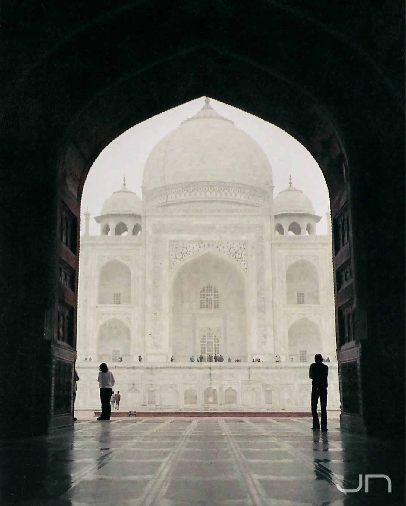 Threshold Thursdays | The Liminal Frame

From the shadowed interior of the mosque, the Taj Mahal reveals itself&mdash;held gently within a frame of carved stone and quiet contrast.

This view isn&rsquo;t just a composition; it&rsquo;s a threshold mom