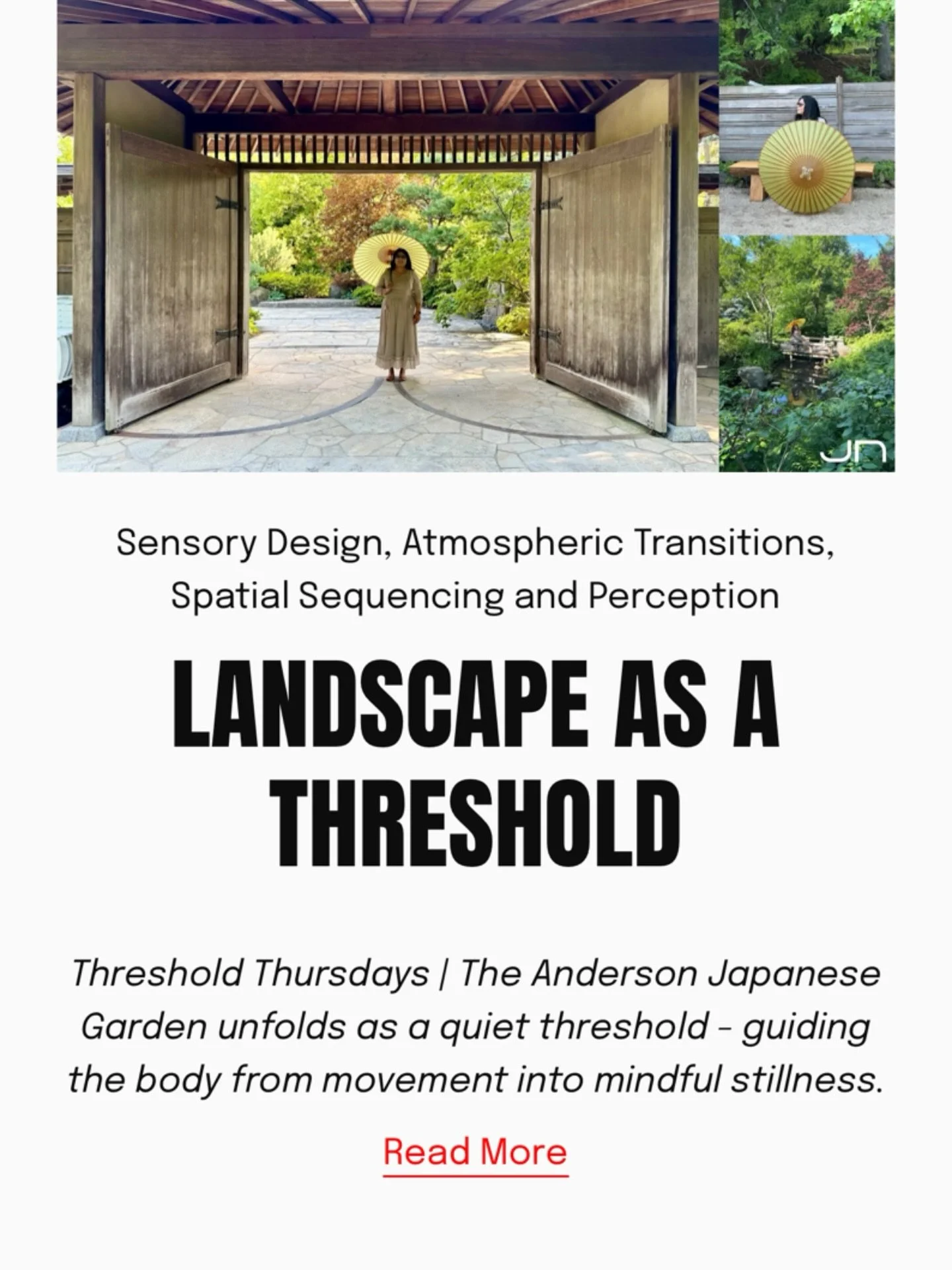 🌿Landscape as a Threshold

Anderson Japanese Gardens unfolds as a quiet passage&mdash;guiding the body from movement into mindful stillness.
Paths slow you. Water pauses you. Silence recalibrates perception.

This is not landscape as backdrop, but l
