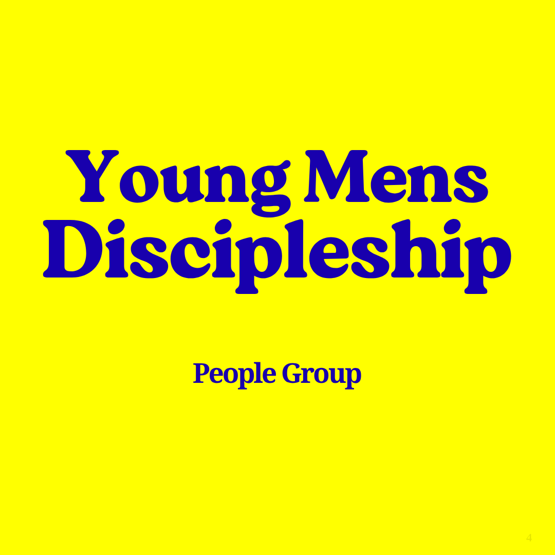 Young Mens Discipleship