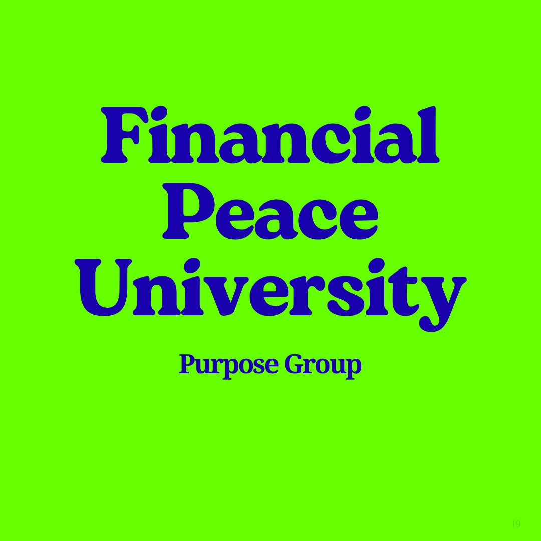FINANCIAL PEACE UNIVERSITY