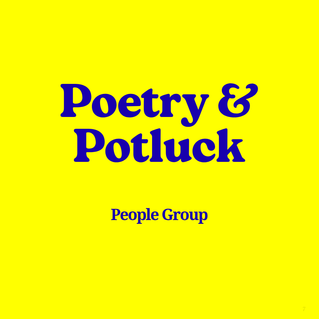 Poetry and Potluck