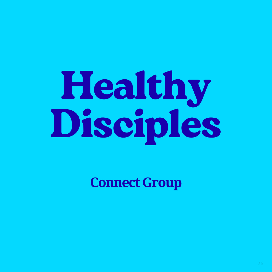 HEALTHY DISCIPLES