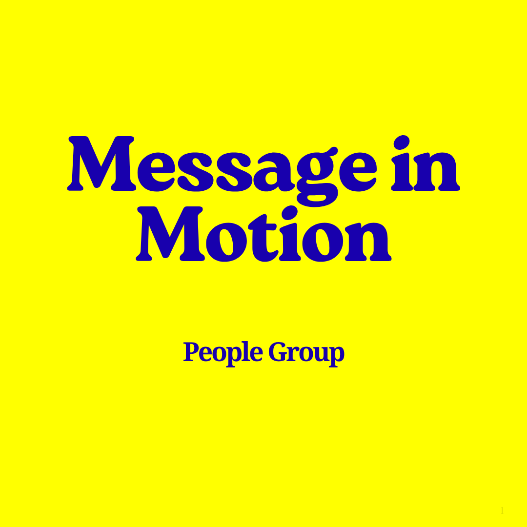 Message in Motion
