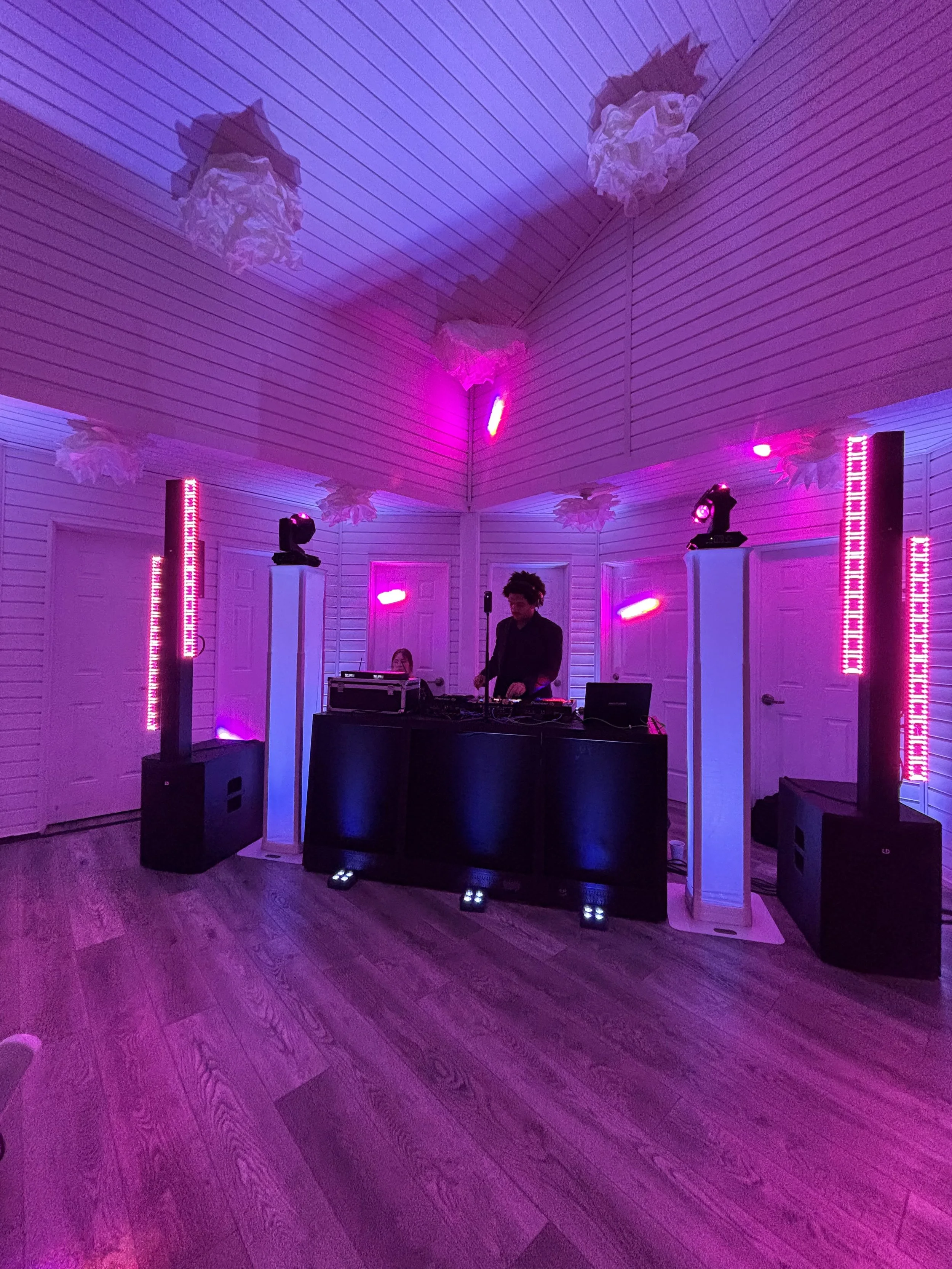 Set the Ambiance to Your Wedding Colors!
