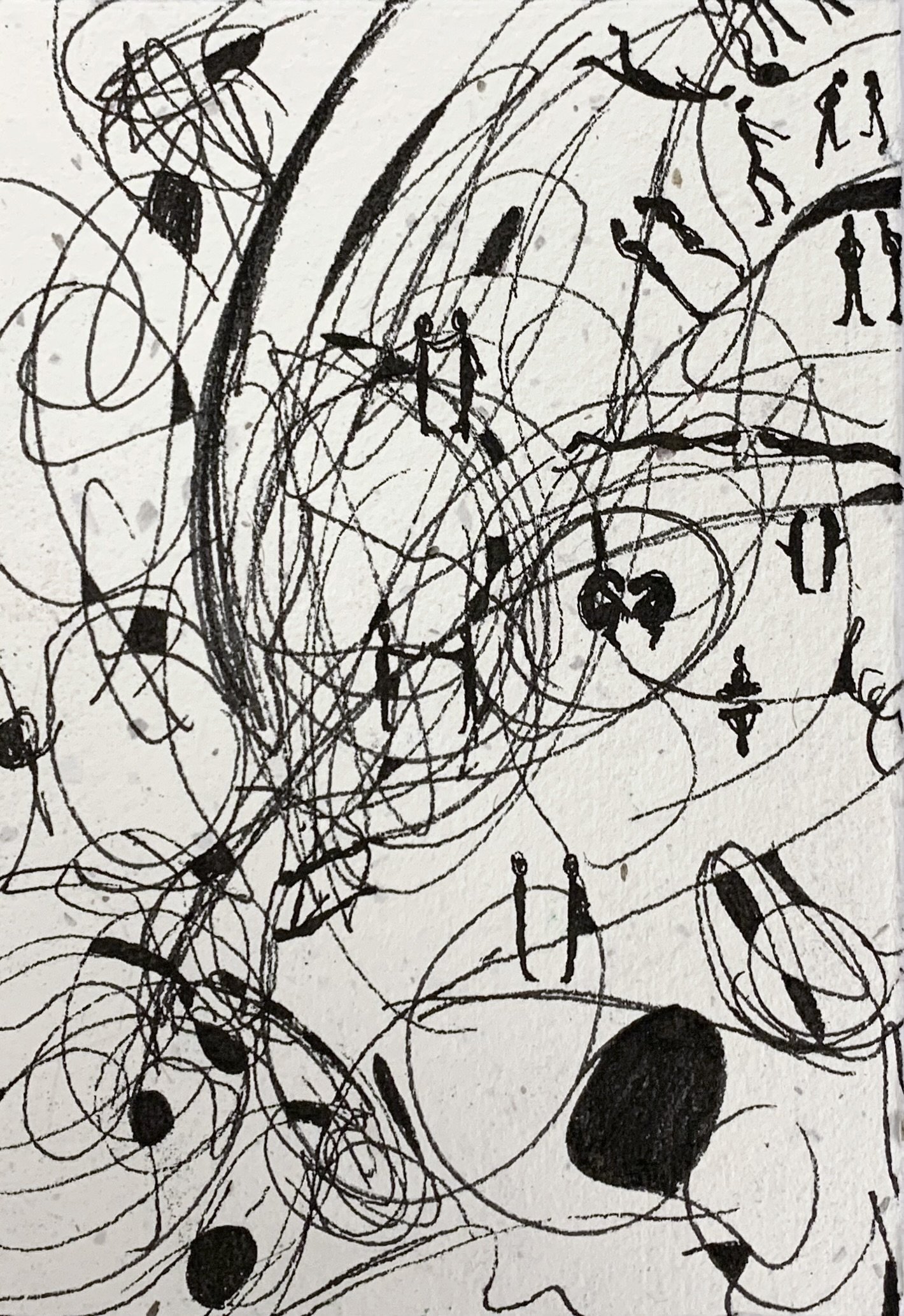 LO QUE SÍ,
5 X 7 in,
pen on paper,
2021