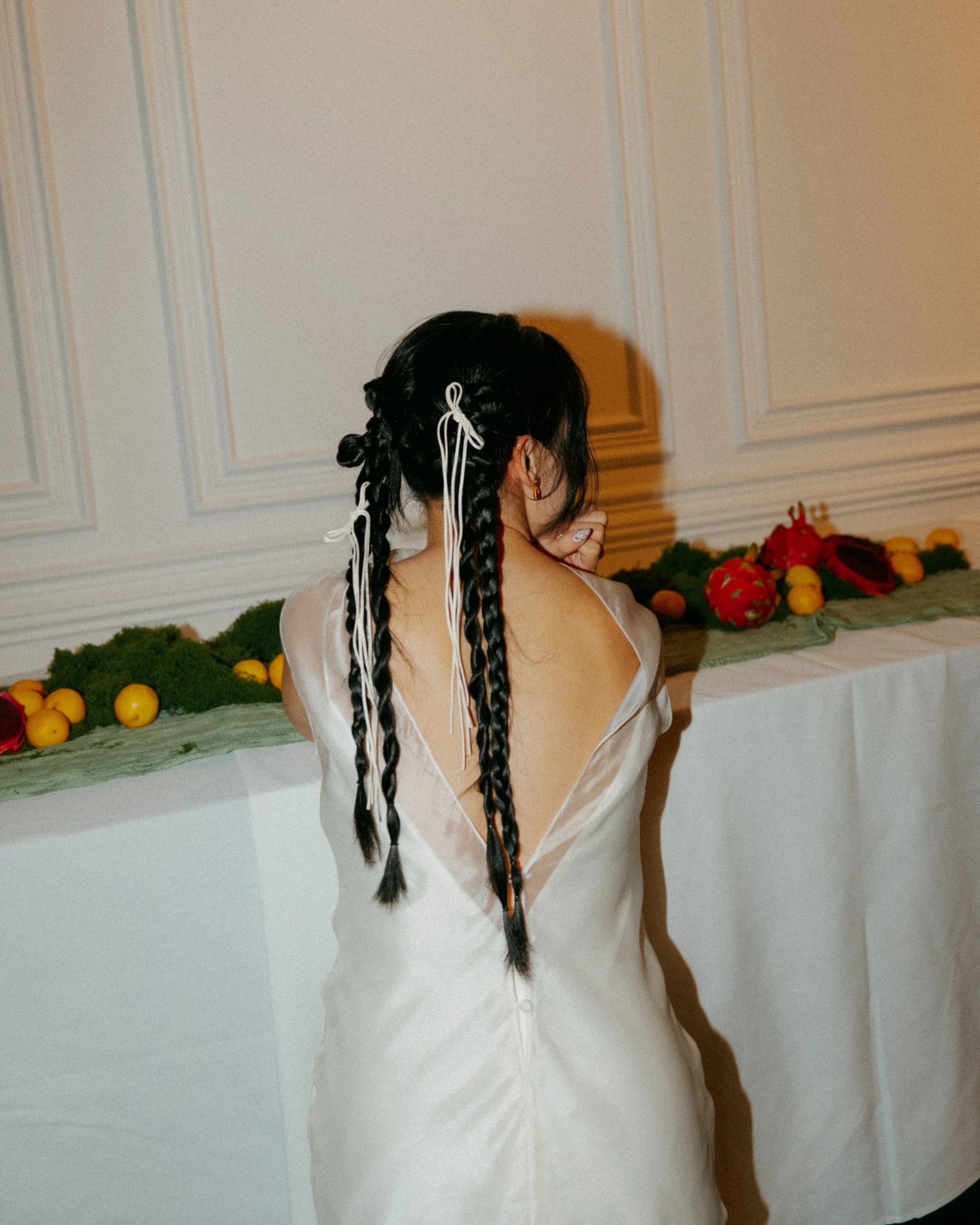Y2k Double Braid Bridal Hairstyle