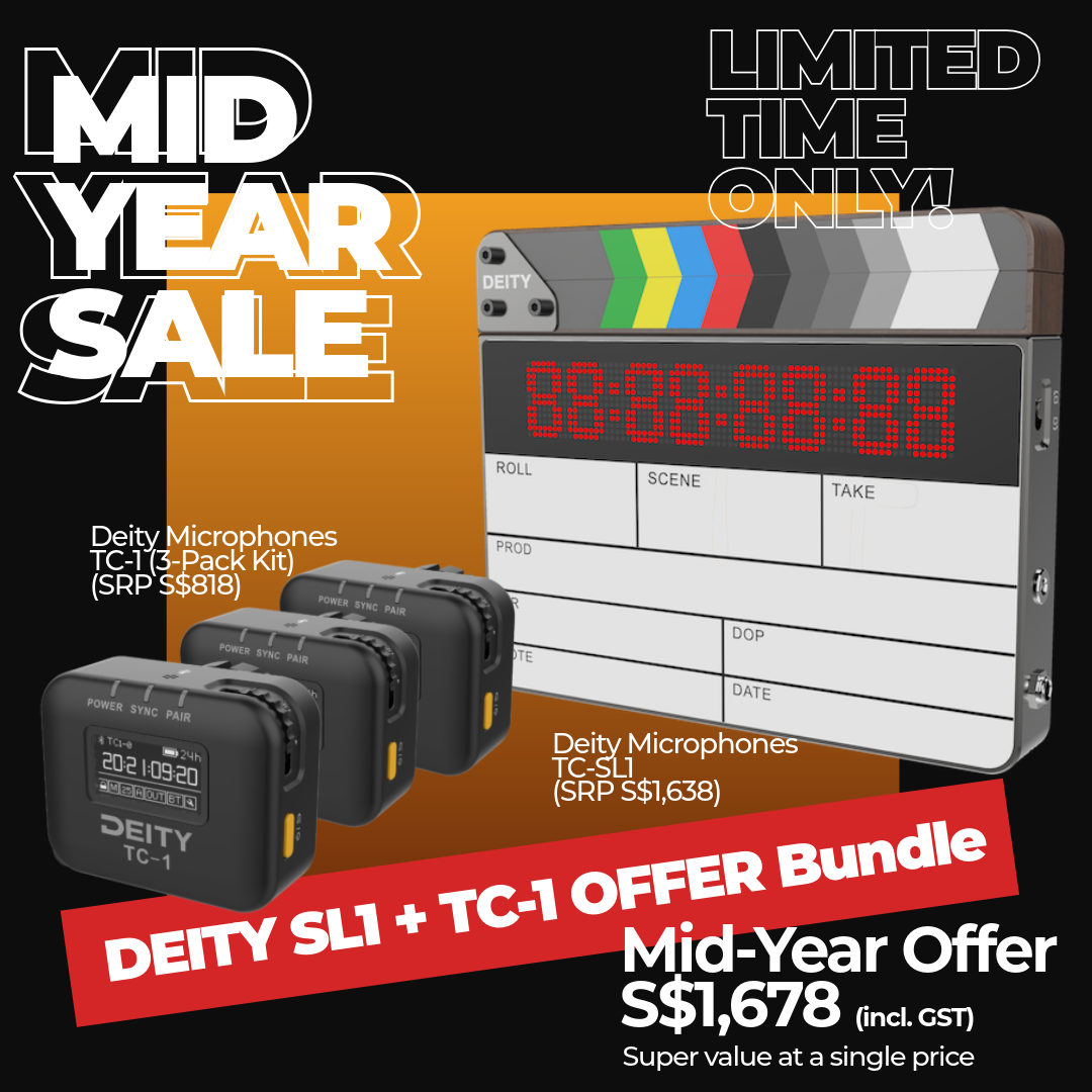 Deity Microphones Complete Timecode Sync Kit Promo