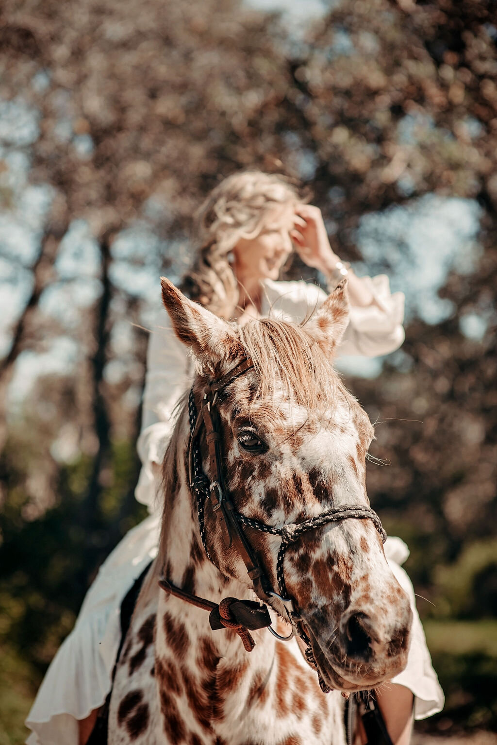 Saddle Up Fancy and Free Weddings Bride Horseback Noosa elopements.jpg