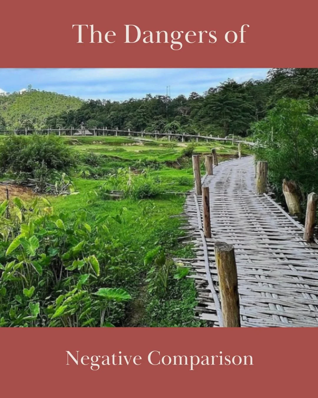 Break the Cycle of Comparison