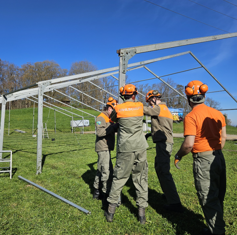 Mehr Grip hinter den Kulissen: Zivilschutz am Motocross Wohlen