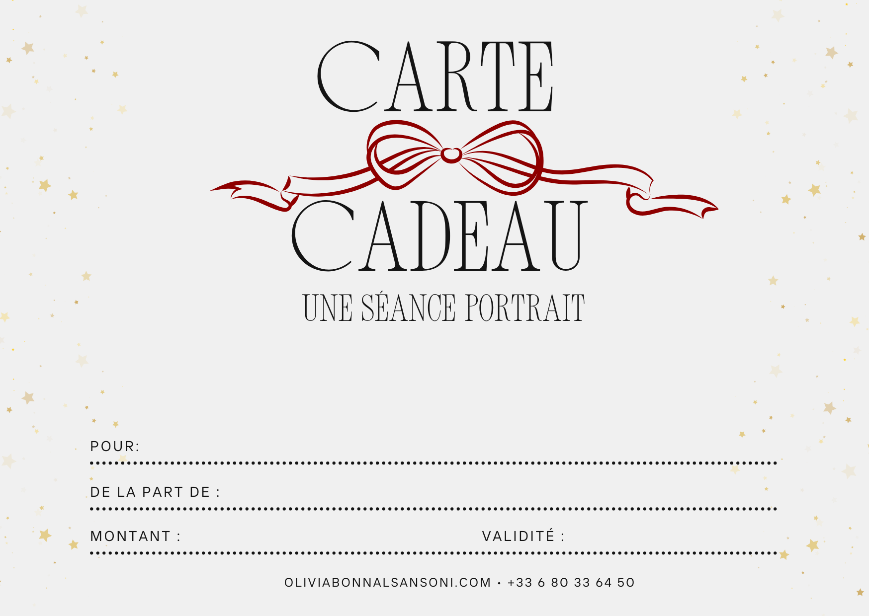 Une séance Portrait