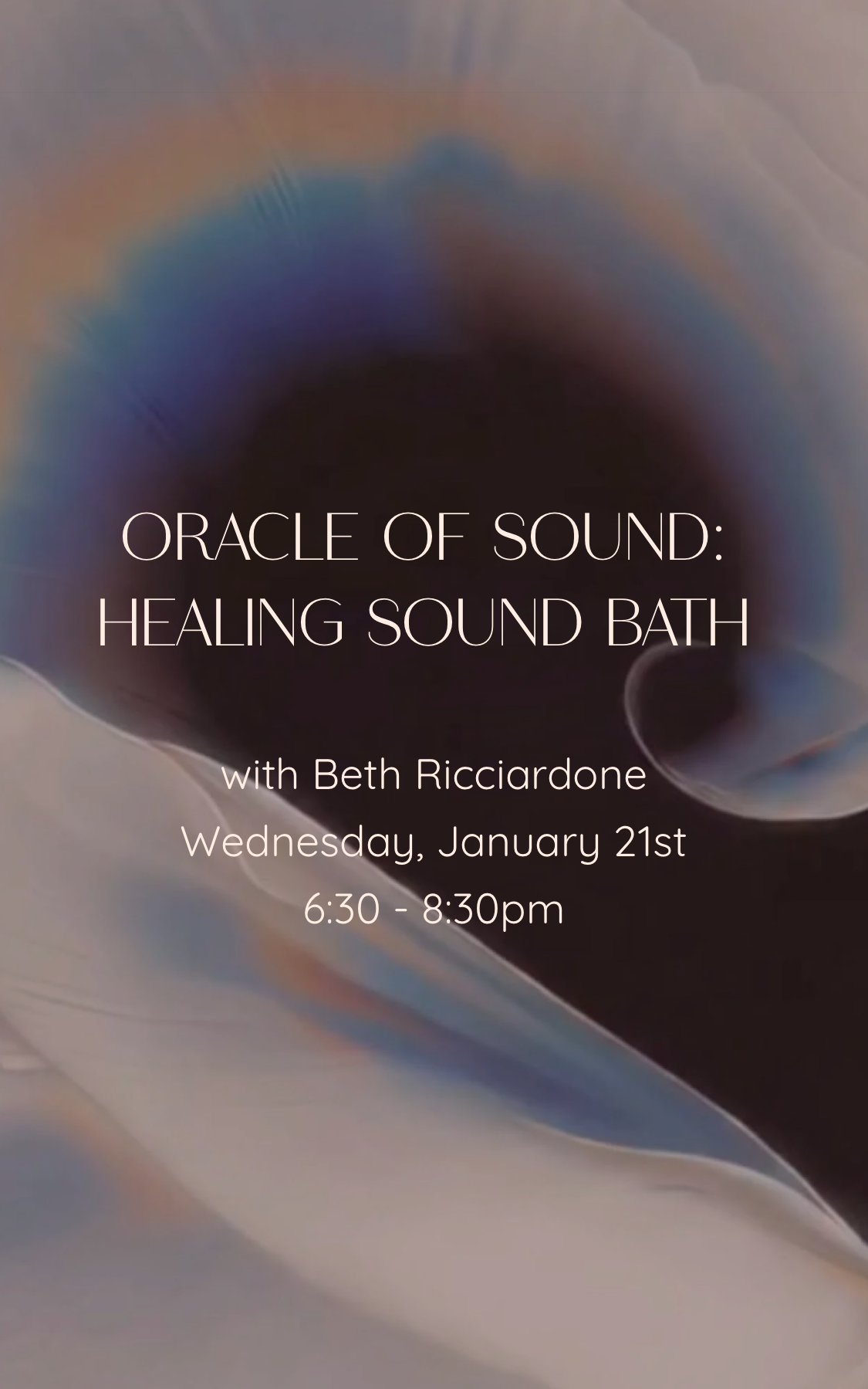 ORACLE OF SOUND: Healing Sound Bath