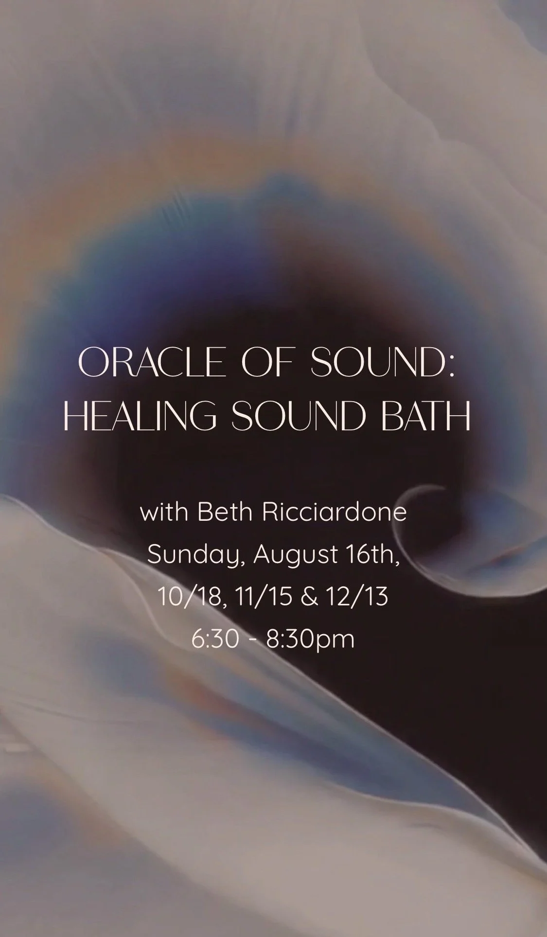 ORACLE OF SOUND: Healing Sound Bath